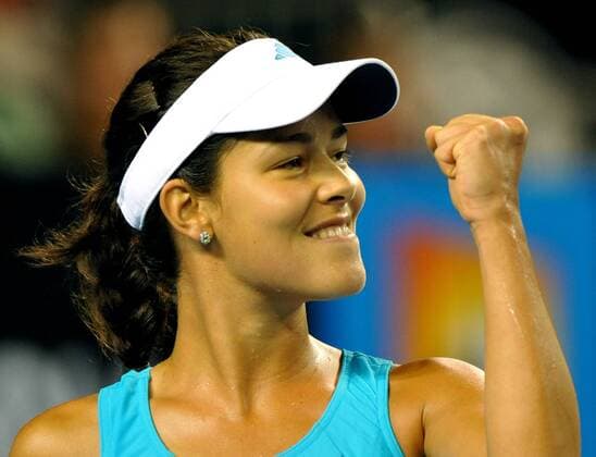 Ana Ivanovic (Serbien) jubelt -  Tennis Damen Australian Open 2008, Grand Slam, WTA Tour Einzelbild Melbourne Tennis Damen Australian Open 2008, Grand Slam, WTA Tour Einzelbild Melbourne