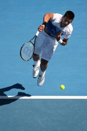 Novak Djokovic (Serbien) Tennis Herren Australian Open 2008, Grand Slam, ATP Tour Einzelbild Melbourne Dynamik, Tennis Herren Australian Open 2008, Grand Slam, ATP Tour Einzelbild Melbourne Dynamik,