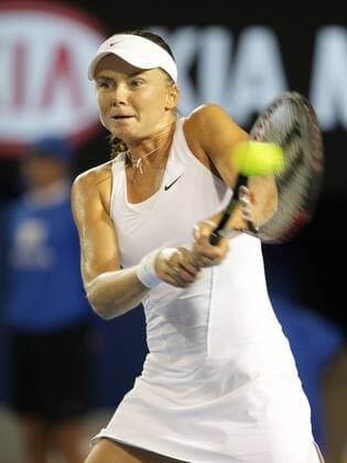 Daniela Hantuchova (Slowakei) Tennis Damen Australian Open 2008, Grand Slam, WTA Tour Einzelbild Melbourne Dynamik, Tennis Damen Australian Open 2008, Grand Slam, WTA Tour Einzelbild Melbourne Dynamik,