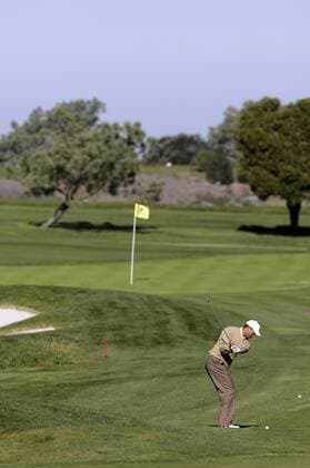 Tiger Woods (USA) auf dem Golfplatz von Torrey Pines - (Icon36959910) Golf Herren Buick Invitational 2008, PGA Tour, Totale Torrey Pines San Diego Golf Herren Buick Invitational 2008, PGA Tour, Totale Torrey Pines San Diego EDITORIAL USE ONLY