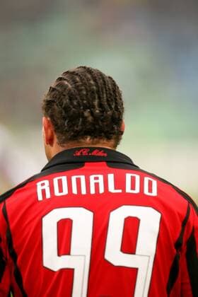 Ronaldo (AC Mailand) mit neuer Frisur -  (2008012222291586) Fußball Herren Serie A 2007 2008, 1. Italienische Liga, Milan Einzelbild Udine Fußball Herren Serie A 2007 2008, 1. Italienische Liga, Milan Einzelbild Udine