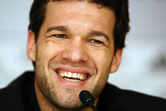 Michael Ballack (Deutschland) - Pressekonferenz Fußball Herren Nationalteam 2008, Pressetermin Porträt Wien Freude, Fußball Herren Nationalteam 2008, Pressetermin Porträt Wien Freude,