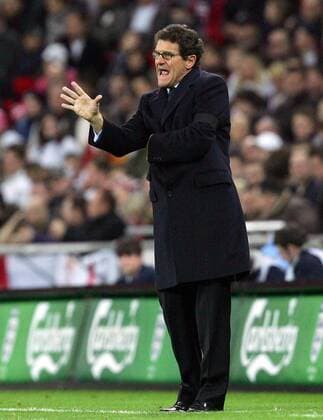 Nationaltrainer Fabio Capello (England) gibt lautstark Anweisungen - EDITORIAL USE ONLY. No use with unauthorised audio, video, data, fixture lists, club league logos or live services. Online in-match use limited to 120 images, no video emulation. No use in betting, games or single club league player publications. Fußball Länderspiel Herren Freundschaftsspiel 2008, Test, Testspiel, Nationalteam, Vdig Einzelbild London Fußball Länderspiel Herren Freundschaftsspiel 2008, Test, Testspiel, Nationalteam, Vdig Einzelbild London