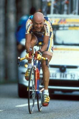 Marco Pantani (Italien Mercatone Uno) Radsport Herren Tour de France 1997, Straßenradsport, Straße, Rad Einzelbild Aufnahmedatum geschätzt Radsport Herren Tour de France 1997, Straßenradsport, Straße, Rad Einzelbild Aufnahmedatum geschätzt