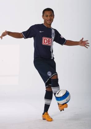 Raffael (Hertha) Fußball 1. BL Herren Saison 2007 2008, Hertha BSC Berlin, Shooting, Fotostudio, Studioaufnahme Einzelbild Berlin Fußball 1. BL Herren Saison 2007 2008, Hertha BSC Berlin, Shooting, Fotostudio, Studioaufnahme Einzelbild Berlin