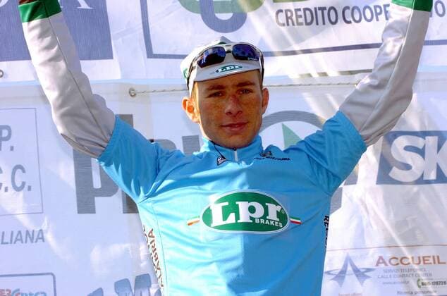 Daniele Pietropolli (Italien Team LPR Brakes) gewinnt die dritte Etappe des Giro della Provincia di Reggio Calabria 2008 -  Radsport Herren Giro della Provincia di Reggio Calabria 2008, Kalabrien Rundfahrt, Rad, Straße, Straßenradsport Einzelbild 3. Etappe: Chiaravalle - Reggio Calabria Freude, Radsport Herren Giro della Provincia di Reggio Calabria 2008, Kalabrien Rundfahrt, Rad, Straße, Straßenradsport Einzelbild 3. Etappe: Chiaravalle - Reggio Calabria Freude,