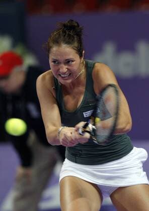 Kateryna Bondarenko (Ukraine) -  Tennis Damen Proximus Diamond Games 2008, WTA Tour Einzelbild Antwerpen Tennis Damen Proximus Diamond Games 2008, WTA Tour Einzelbild Antwerpen