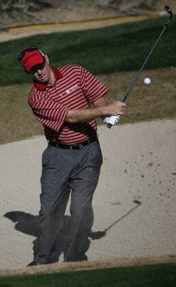 Rod Pampling (Australien) - Bunkerspiel - (icon3176060) Golf Herren WGC Accenture Match Play Championship 2008, PGA Tour, Training Einzelbild Marana Golf Herren WGC Accenture Match Play Championship 2008, PGA Tour, Training Einzelbild Marana EDITORIAL USE ONLY