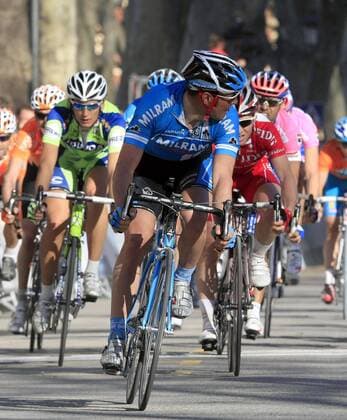 Erik Zabel (Deutschland Milram) gewinnt die 2. Etappe der Valencia Rundfahrt 2008 -  - NOxONLINExUSE Radsport Herren Valencia Rundfahrt 2008, Straßenradsport, Straße, Rad, Gruppe 2. Etappe: Alzira - Xativa Radsport Herren Valencia Rundfahrt 2008, Straßenradsport, Straße, Rad, Gruppe 2. Etappe: Alzira - Xativa