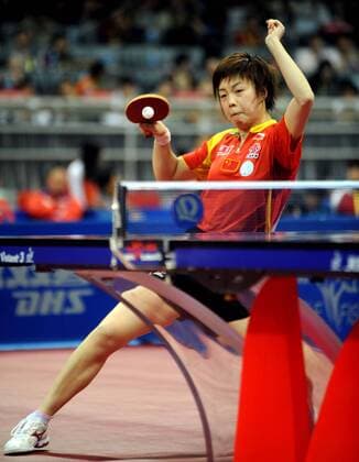 Zhang Yining (China) -  Tischtennis Damen Mannschafts WM 2008, World Team Cup, Mannschaftsweltmeisterschaft, Finale Einzelbild Teamwettbewerb, Teamwertung, Guangzhou Dynamik, Tischtennis Damen Mannschafts WM 2008, World Team Cup, Mannschaftsweltmeisterschaft, Finale Einzelbild Teamwettbewerb, Teamwertung, Guangzhou Dynamik,
