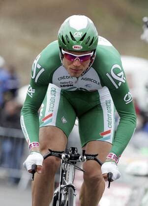 Thor Hushovd (Norwegen Credit Agricole) Radsport Herren Paris Nizza 2008, , Straßenradsport, Straße, Rad, Prolog Einzelbild Amilly Radsport Herren Paris Nizza 2008, , Straßenradsport, Straße, Rad, Prolog Einzelbild Amilly