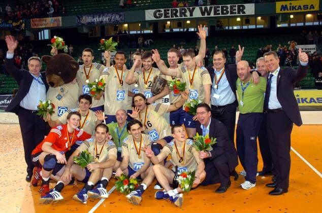 VfB Friedrichshafen ist DVV Pokalsieger 2008 Volleyball Herren DVV Pokal 2007 2008, Pokalspiel, Endspiel, Finale, Pokalendspiel, Pokalfinale Totale o0 Pokalsieg Halle Westfalen Begeisterung, Freude, Volleyball Herren DVV Pokal 2007 2008, Pokalspiel, Endspiel, Finale, Pokalendspiel, Pokalfinale Totale o0 Pokalsieg Halle Westfalen Begeisterung, Freude,