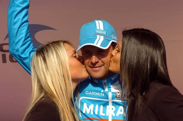 Alessandro Petacchi (Italien Milram) gewinnt die 4. Etappe der Tirreno Adriatico 2008 -  Radsport Herren Tirreno Adriatico 2008, Straßenradsport, Straße, Rad Gruppe 4. Etappe: Porto Recanati - Civitanova Marche Radsport Herren Tirreno Adriatico 2008, Straßenradsport, Straße, Rad Gruppe 4. Etappe: Porto Recanati - Civitanova Marche