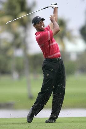 Tiger Woods (USA) -  (MIA20080323734) Golf Herren WGC CA Championship 2008, PGA Tour Einzelbild Doral Dynamik, Golf Herren WGC CA Championship 2008, PGA Tour Einzelbild Doral Dynamik,