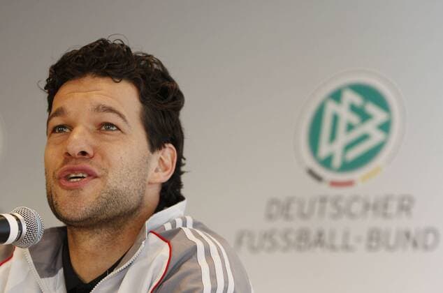 Michael Ballack (Deutschland) - Pressekonferenz Fußball Herren 2008, Nationalteam, Pressekonferenz, Pressetermin, Porträt Basel Fußball Herren 2008, Nationalteam, Pressekonferenz, Pressetermin, Porträt Basel