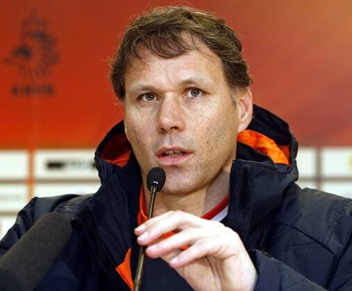 Nationaltrainer Marco van Basten (Niederlande) -  Fußball Herren Nationalmannschaft 2008, Pressekonferenz, Pressetermin Porträt Wien Fußball Herren Nationalmannschaft 2008, Pressekonferenz, Pressetermin Porträt Wien