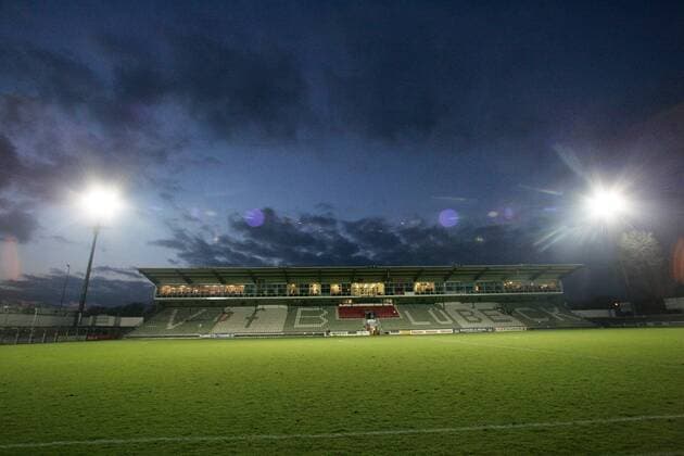 Fußball, Stadiongeschichte VfB Lübeck Stadion an der Lohmühle, Heimspielstätte des VfB Lübeck Fußball Herren Regionalliga Nord 2007 2008, 3. Liga, VfB Lübeck Totale Stadion an der Lohmühle Lübeck Leere, Fußball Herren Regionalliga Nord 2007 2008, 3. Liga, VfB Lübeck Totale Stadion an der Lohmühle Lübeck Leere,