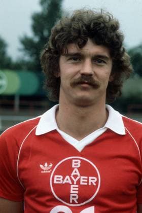 Dietmar Demuth (Leverkusen) Fußball 1. BL Herren 1980 1981 Porträt Aufnahmedatum geschätzt Fußball 1. BL Herren 1980 1981 Porträt Aufnahmedatum geschätzt