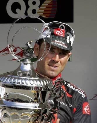 Alejandro Valverde (Spanien Caisse d Epargne) gewinnt Lüttich Bastogne Lüttich 2008 Radsport Herren Lüttich Bastogne Lüttich 2008, Straßenradsport, Straße, Rad, Einzelbild Lüttich Radsport Herren Lüttich Bastogne Lüttich 2008, Straßenradsport, Straße, Rad, Einzelbild Lüttich