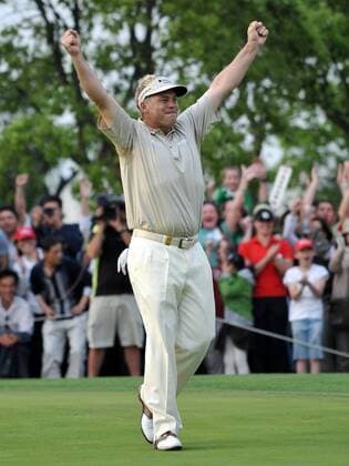Darren Clarke (Nordirland) gewinnt die BMW Asian Open 2008 -  (IMC2008042711780) Golf Herren BMW Asian Open 2008, European PGA Tour Einzelbild Shanghai Golf Herren BMW Asian Open 2008, European PGA Tour Einzelbild Shanghai
