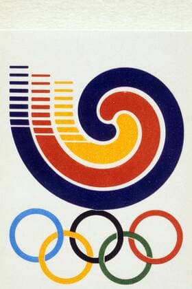 Logo der Olympischen Sommerspiele 1988 in Seoul OS Sommer Herren Olympische Spiele Seoul 1988, Sommerspiele, Einzelbild Aufnahmedatum geschätzt Seoul OS Sommer Herren Olympische Spiele Seoul 1988, Sommerspiele, Einzelbild Aufnahmedatum geschätzt Seoul
