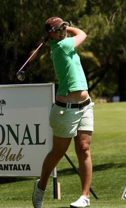 Danielle Masters (Großbritannien) -  Golf Damen Ladies European Tour 2008 Einzelbild Belek, Antalya Golf Damen Ladies European Tour 2008 Einzelbild Belek, Antalya