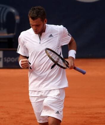Paul Henri Mathieu (Frankreich) jubelt Tennis Herren Masters Series Hamburg 2008, ATP Tour, Vdig Einzelbild Am Hamburger Rothenbaum Hamburg Tennis Herren Masters Series Hamburg 2008, ATP Tour, Vdig Einzelbild Am Hamburger Rothenbaum Hamburg