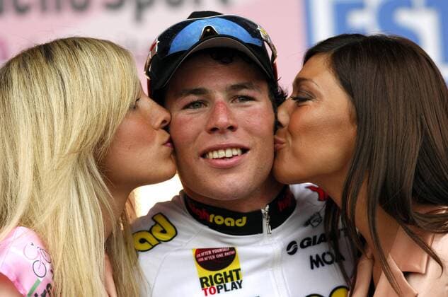 Mark Cavendish (Großbritannien High Road) gewinnt die 4.Etappe des Giro d Italia 2008 -  Radsport Herren Giro d Italia 2008, dItalia, Straßenradsport, Straße, Rad Gruppe 4.Etappe: Pizzo Calabro - Catanzaro Lungomare Glück, Radsport Herren Giro d Italia 2008, dItalia, Straßenradsport, Straße, Rad Gruppe 4.Etappe: Pizzo Calabro - Catanzaro Lungomare Glück,