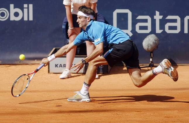 Tommy Robredo (Spanien) Tennis Herren Masters Series Hamburg 2008, ATP Tour Einzelbild Am Hamburger Rothenbaum Hamburg Dynamik, Tennis Herren Masters Series Hamburg 2008, ATP Tour Einzelbild Am Hamburger Rothenbaum Hamburg Dynamik,