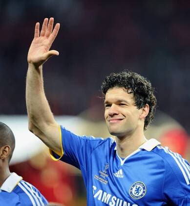 Michael Ballack (Chelsea) Fußball EC 1 Herren Champions League Finale 2007 2008, Chelsea FC London Einzelbild Moskau Fußball EC 1 Herren Champions League Finale 2007 2008, Chelsea FC London Einzelbild Moskau