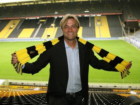 Jürgen Klopp (BVB) wird als neuer Trainer vorgestellt Fußball 1. BL Herren Vorschau Saison 2008 2009, Borussia Dortmund, Pressetermin Einzelbild Dortmund Fußball 1. BL Herren Vorschau Saison 2008 2009, Borussia Dortmund, Pressetermin Einzelbild Dortmund