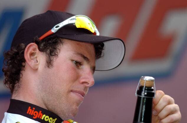 Mark Cavendish (Großbritannien High Road) gewinnt die 13. Etappe der Giro dItalia 2008 -  Radsport Herren Giro d Italia 2008, dItalia, Straßenradsport, Straße, Rad Einzelbild 13. Etappe: Modena - Cittadella Radsport Herren Giro d Italia 2008, dItalia, Straßenradsport, Straße, Rad Einzelbild 13. Etappe: Modena - Cittadella