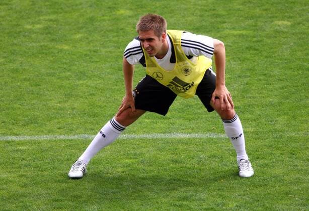 Philipp Lahm (Deutschland) Fußball EM Herren Nationalmannschaft 2008, Training, Trainingslager, Vorschau Euro Einzelbild Palma de Mallorca