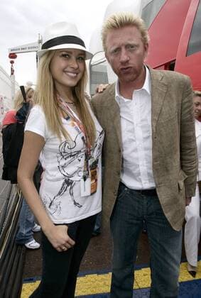 Boris Becker (Deutschland) und Model Petra Nemcova (Tschechien) Motorsport Grand Prix Herren Großer Preis von Monaco 2008, Formel 1 Weltmeisterschaft, F1, F, GP, WM Gruppe Monte Carlo