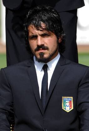 Gennaro Gattuso (Italien) - Fußball EM Herren Nationalmannschaft 2008, Pressetermin, Präsentation, Vorschau Euro, Vdig Porträt