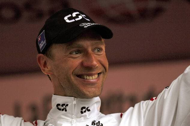 Jens Voigt (Deutschland CSC) gewinnt die 18. Etappe des Giro d Italia 2008 -  Radsport Herren Giro d Italia 2008, dItalia, Straßenradsport, Straße, Rad, Einzelbild 18. Etappe: Mendrisio - Varese Freude, Radsport Herren Giro d Italia 2008, dItalia, Straßenradsport, Straße, Rad, Einzelbild 18. Etappe: Mendrisio - Varese Freude,