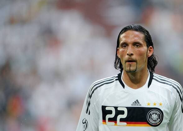 Kevin Kuranyi (Deutschland) Fußball Länderspiel Herren Freundschaftsspiel 2008, Testspiel, Test, Nationalteam, Nationaltrikot Einzelbild Gelsenkirchen