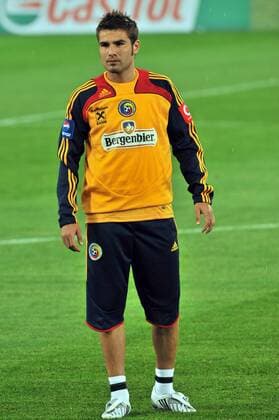 Adrian Mutu (Rumänien) -  Fußball EM Herren Vorschau EURO 2008, Nationalmannschaft, Training Einzelbild St. Gallen