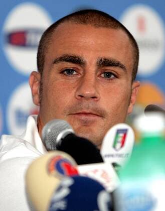 Fabio Cannavaro (Italien) - Pressekonferenz -  Fußball EM Herren Vorschau Euro 2008, Nationalteam, Pressekonferenz, Pressetermin, Porträt Oberwaltersdorf