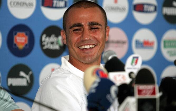 Fabio Cannavaro (Italien) - Pressekonferenz - Fußball EM Herren Vorschau Euro 2008, Nationalteam, Pressekonferenz, Pressetermin, Porträt Oberwaltersdorf Freude, Fußball EM Herren Vorschau Euro 2008, Nationalteam, Pressekonferenz, Pressetermin, Porträt Oberwaltersdorf Freude,