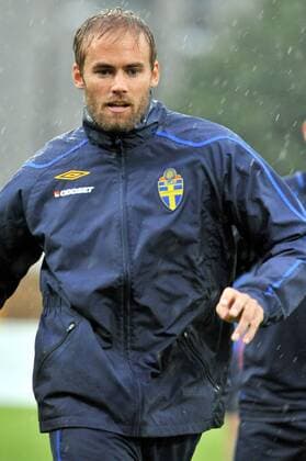 Olof Mellberg (Schweden) -  Fußball EM Herren Vorschau Euro 2008, Nationalteam, Training, Trainingslager Einzelbild Lugano Dynamik,