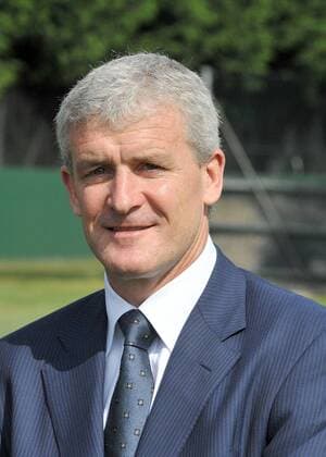 Mark Hughes (Manchester City) anlässlich seiner Vorstellung als neuer Trainer - EDITORIAL USE ONLY. No use with unauthorised audio, video, data, fixture lists, club league logos or live services. Online in-match use limited to 120 images, no video emulation. No use in betting, games or single club league player publications. Fußball Herren English Premier League 2008 2009, 1. Englische Liga Porträt Manchester