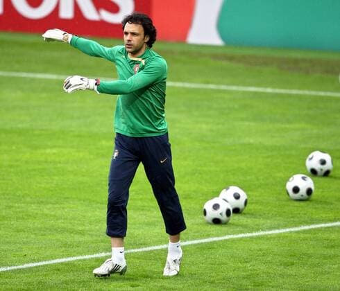 Torwart Quim (Portugal) -  Fußball EM Herren EM 2008, Euro, Einzelbild Genf