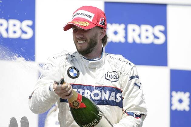 Nick Heidfeld (Deutschland BMW Sauber) belegt Platz 2 im Rahmen des GP Kanada 2008 - Motorsport Grand Prix Herren Großer Preis von Kanada 2008, Formel 1 Weltmeisterschaft, F1, F, GP, WM, Einzelbild Montreal Freude, Motorsport Grand Prix Herren Großer Preis von Kanada 2008, Formel 1 Weltmeisterschaft, F1, F, GP, WM, Einzelbild Montreal Freude,