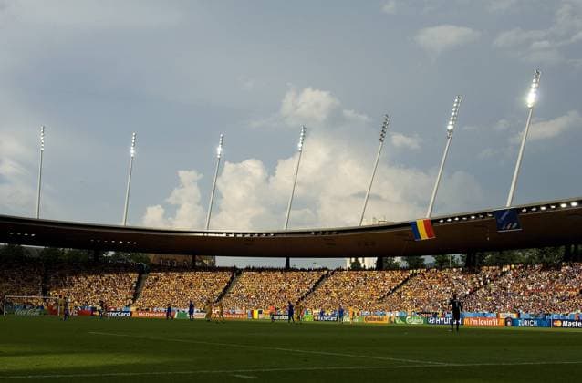Letzigrundstadion in Zürich, Austragungsort der EURO 2008 Fußball EM Herren EURO 2008, Länderspiel, Nationalmannschaft Totale Letzigrund o0 Schweiz Zürich