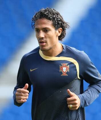 Bruno Alves (Portugal) -  Fußball EM Herren Euro 2008, Nationalmannschaft, Training Einzelbild Basel