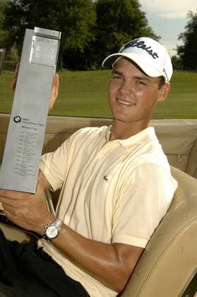 Martin Kaymer (Deutschland) - Sieger der BMW International Open 2008 Golf Herren BMW International Open 2008, PGA European Tour Einzelbild o0 Siegerehrung München