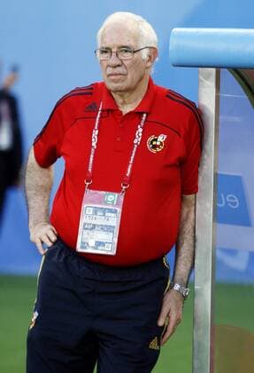 Nationaltrainer Luis Aragones (Spanien) -  - NOxONLINExUSE Fußball Länderspiel Herren EURO 2008, EM, Nationalteam, Einzelbild Wien