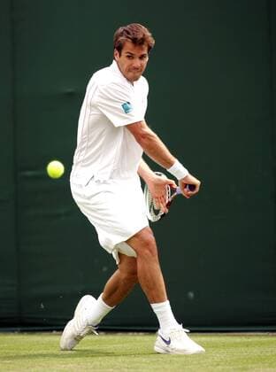 Thomas Haas (Deutschland) -  Tennis Herren All England Championships 2008, Grand Slam, ATP Tour Einzelbild Wimbledon London