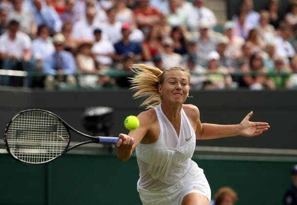 Maria Sharapova (Rußland) Tennis Damen All England Championships 2008, Grand Slam, WTA Tour Einzelbild Wimbledon London